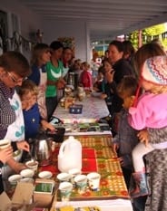 Point Chevalier Primary School hosted a very colouful Coffee Break to raise funds for farmers in the developing world.