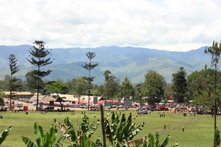 Sorcery is a common belief in PNG's Highlands. Pictured: Goroka, the regional capital.