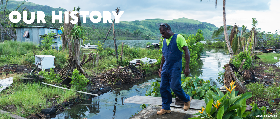 "Our history", Looking back on Oxfam's most important moments.