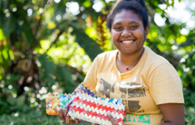 Learn about the livelihood and community programmes Oxfam supports in Vanuatu.