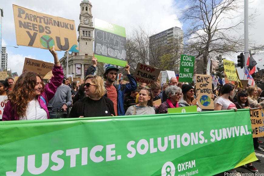 School Strike for Climate, Auckland - Vernon Rive