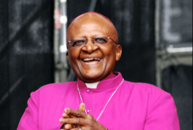 Image of Archbishop Desmond Tutu smiling
