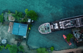 Ocean from above