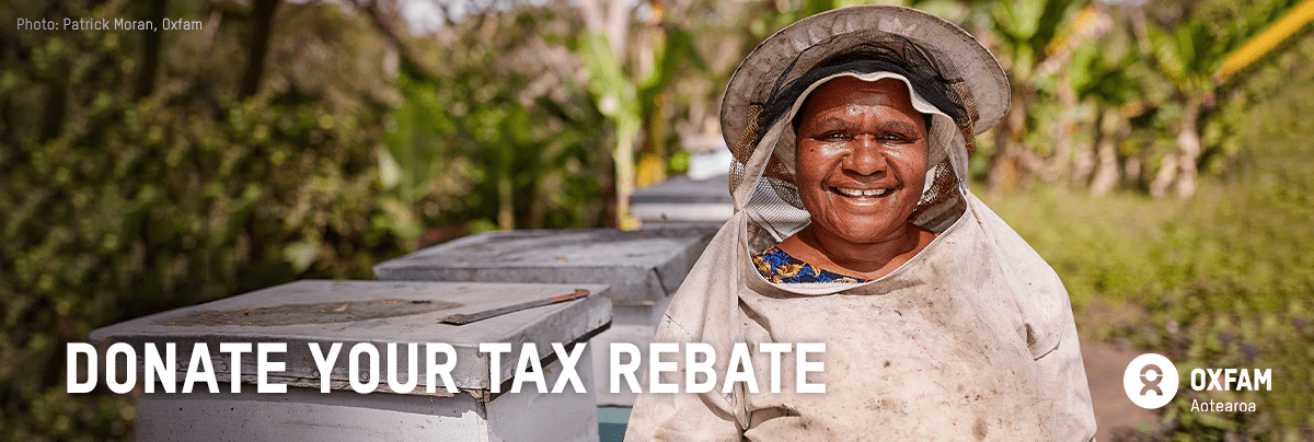 Donate your tax rebate banner