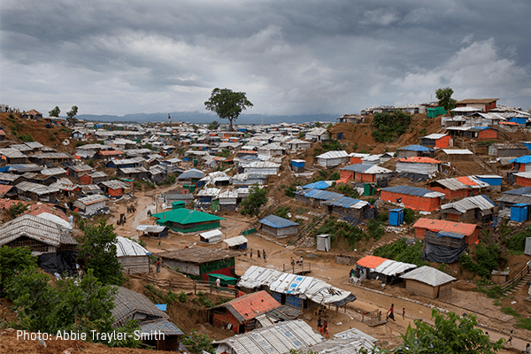 Refugee camp in Cox's Bazaar