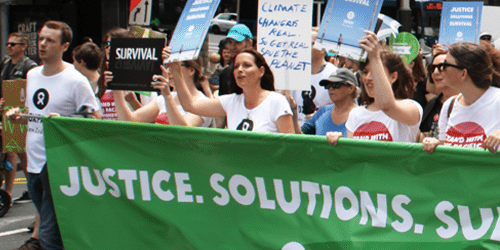 Climate protest