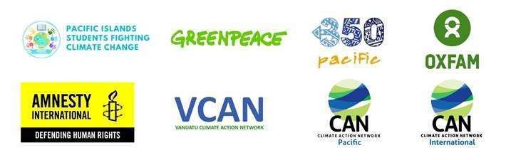 Logos of climate organisations