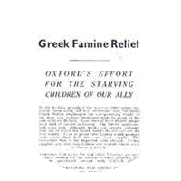 Greek famine relief