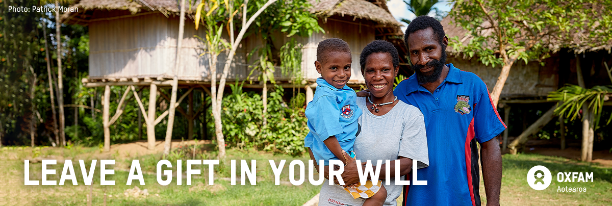Leave a gift in your will, image of family