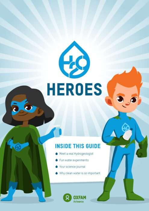 cover of Oxfam water hero guide