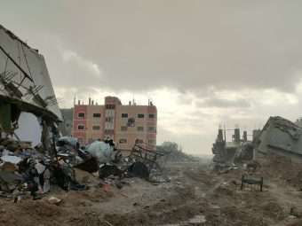 destruction in Gaza