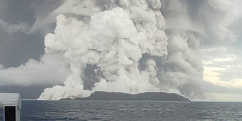 Tonga eruption